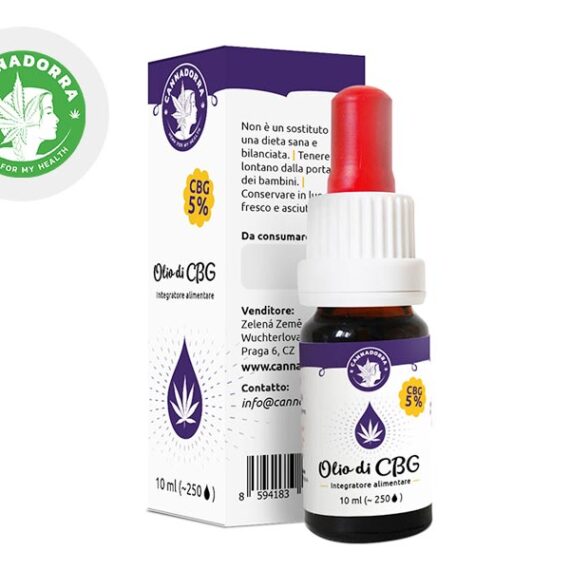 Olio CBG 5% bio - Cannadorra