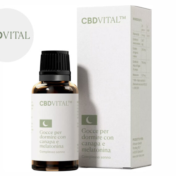Olio CBD Gocce per dormire - CBD VITAL