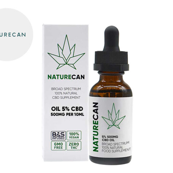 Olio MCT CBD 5% bio - Naturecan