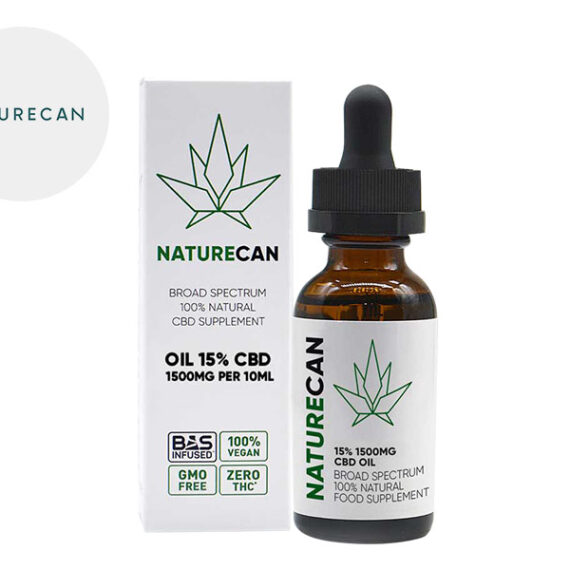 Olio MCT CBD 15% bio - Naturecan