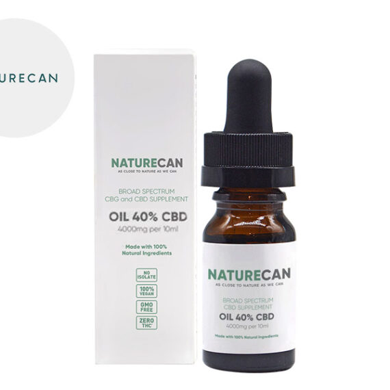 Olio MCT CBD 40% bio - Naturecan