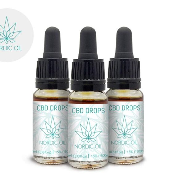 Pack 2+1 Olio CBD 15% bio - Nordic Oil