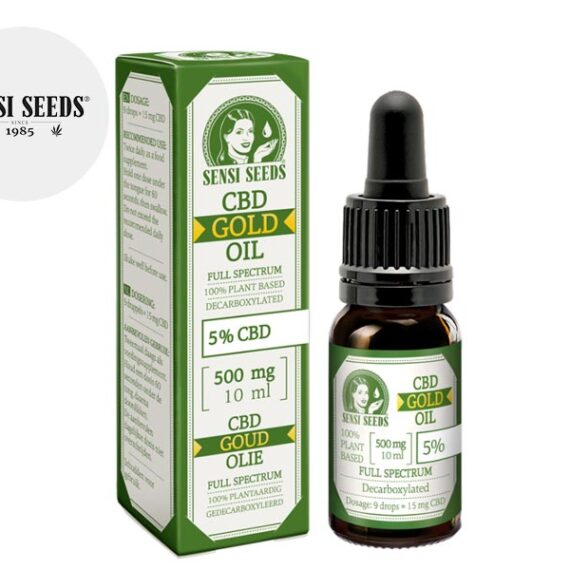 Olio CBD 5% bio (Gold) - Sensi Seeds