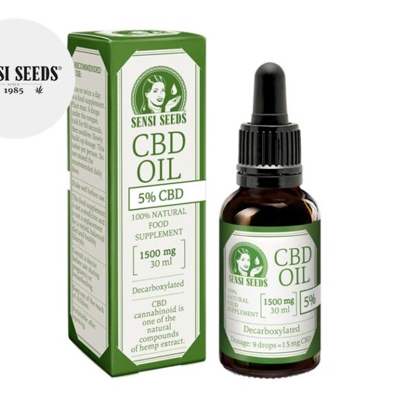 Olio CBD 5% bio 30ml - Sensi Seeds