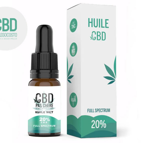 Olio CBD 20% bio - Cbdabassocosto